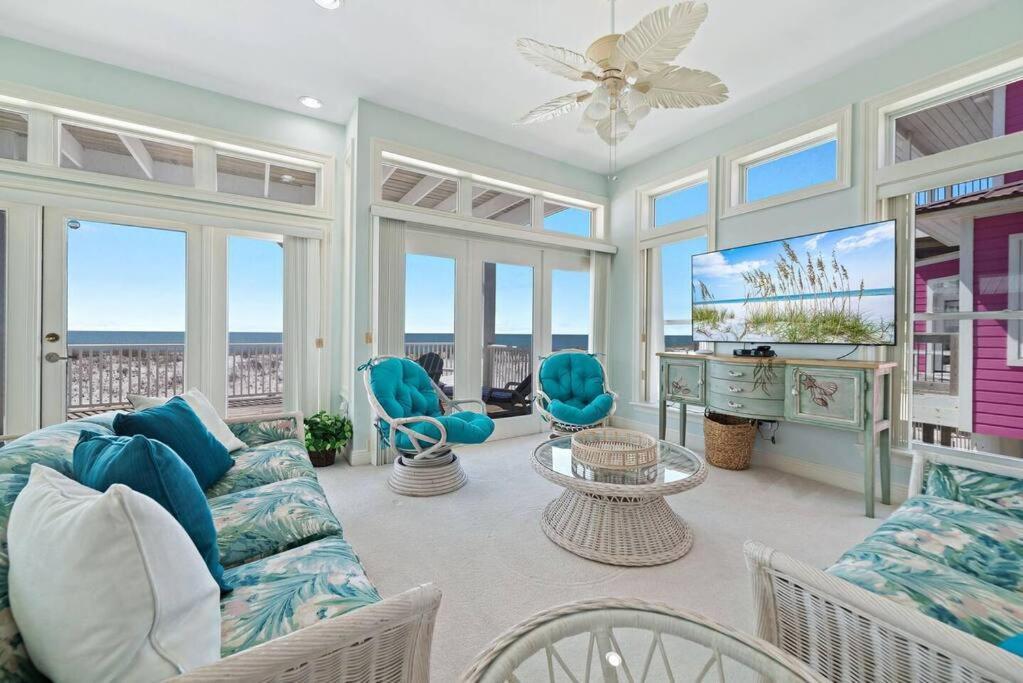 Oceanfront/Zero Steps To Beach/Views/4Br Gulf Shores Exteriör bild
