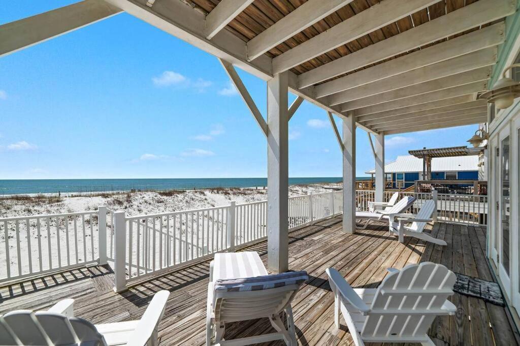 Oceanfront/Zero Steps To Beach/Views/4Br Gulf Shores Exteriör bild