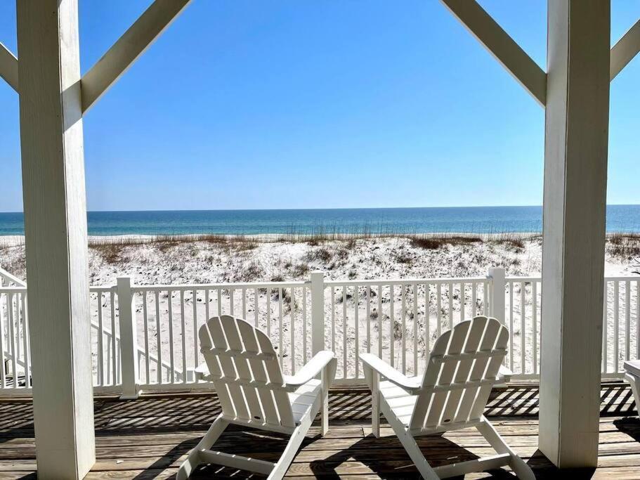 Oceanfront/Zero Steps To Beach/Views/4Br Gulf Shores Exteriör bild
